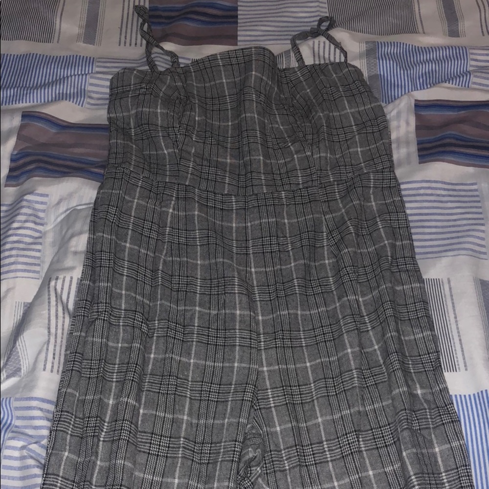 Plaid Jumpsuit
